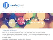 Tablet Screenshot of leavinglaw.com